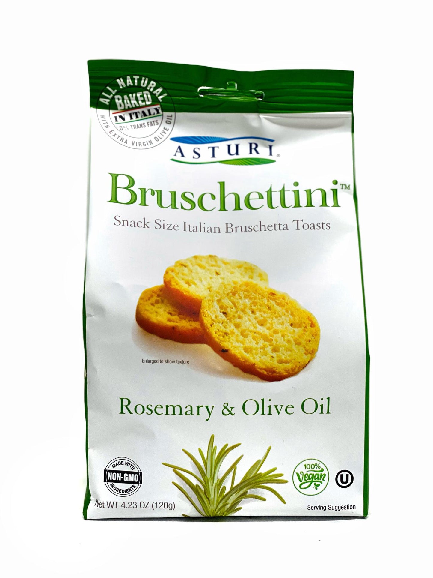 Asturi Bruschettini Rosemary & Olive Oil, 4.23 oz
