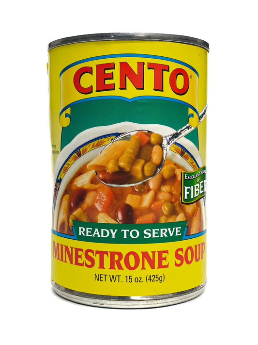 Cento Ready To Serve Minestrone Soup, 15 oz