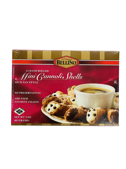 Bellino Mini Cannoli Shells, 3 oz (6 count)