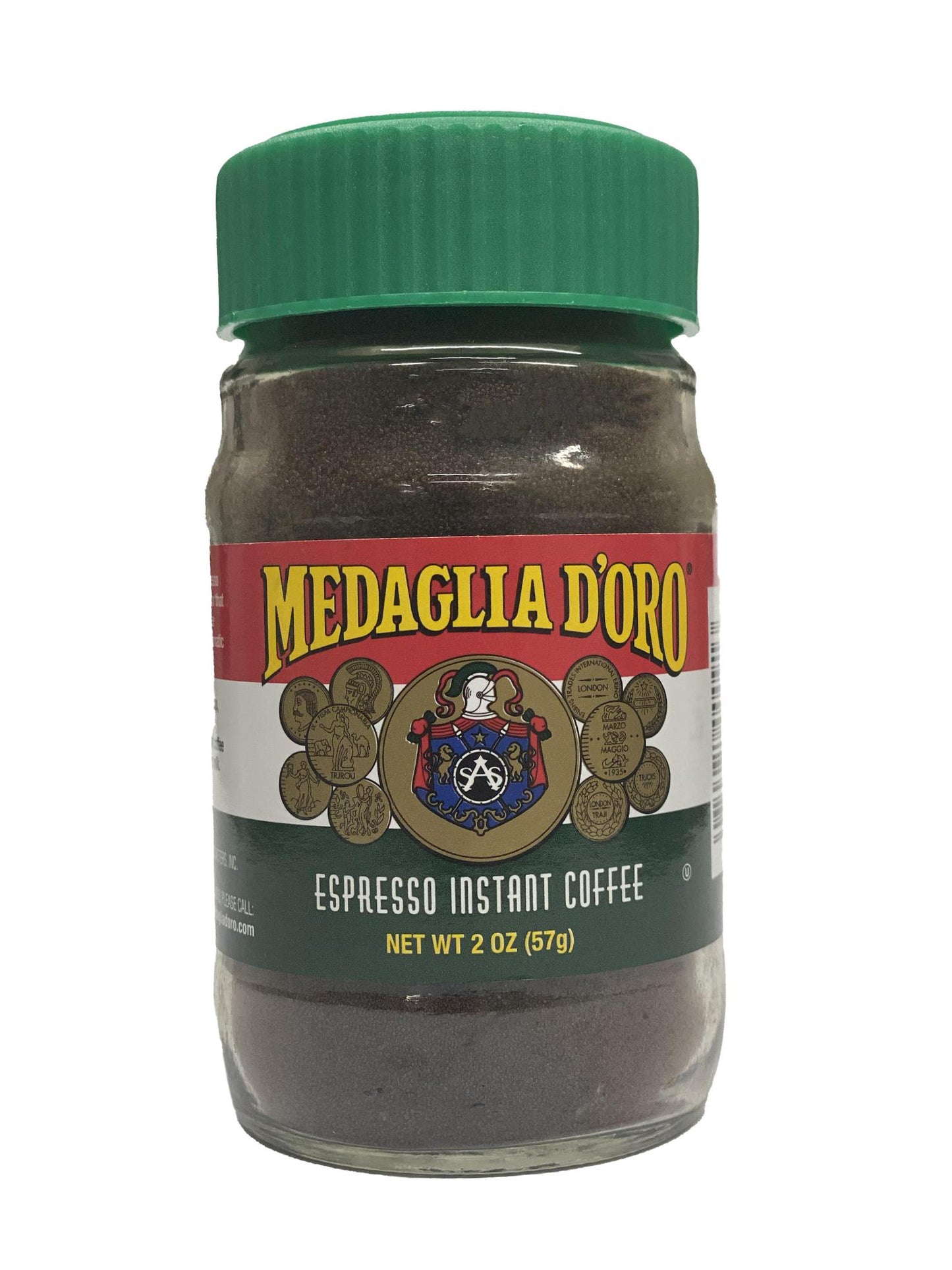 Medaglia D'Oro Instant Espresso Coffee, 2 oz